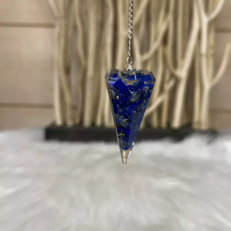 Pendule Orgonite Lapis Lazuli